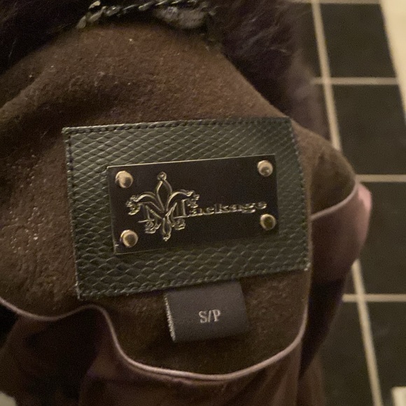 Mackage Cashmere Blended & Shearling Coat - Picture 10 of 16